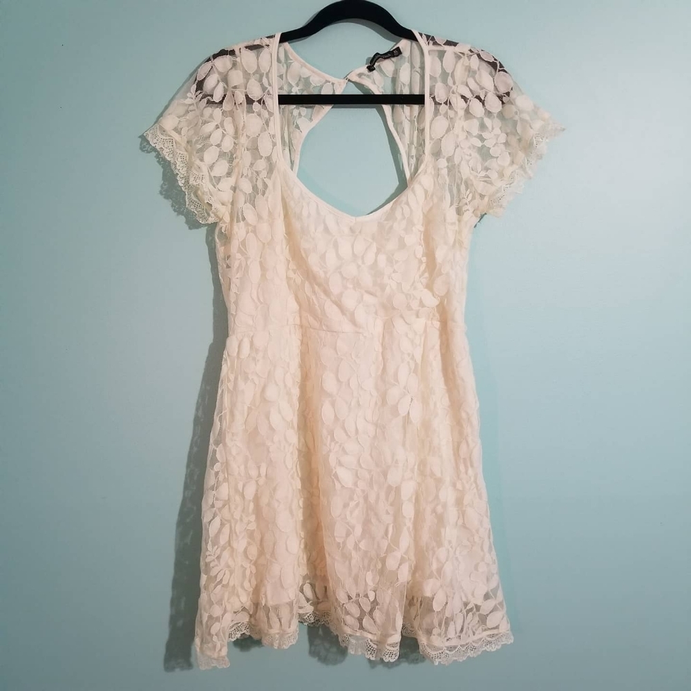 ♡◇♡White Lace Cocktail Dress♡◇♡